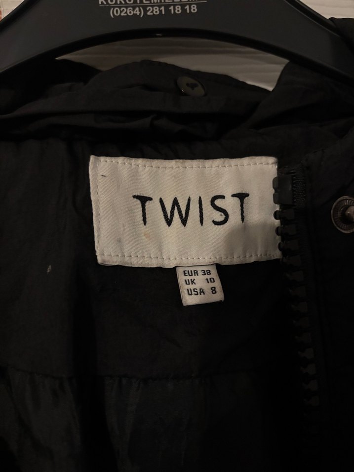 Siyah Midi Kadın Günlük Mont - Görsel 2