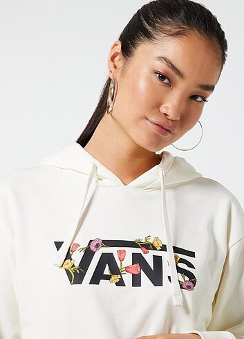 s Beden beyaz Renk Vans Sweatshirt Orijinal Yeni Sezon Oversize 