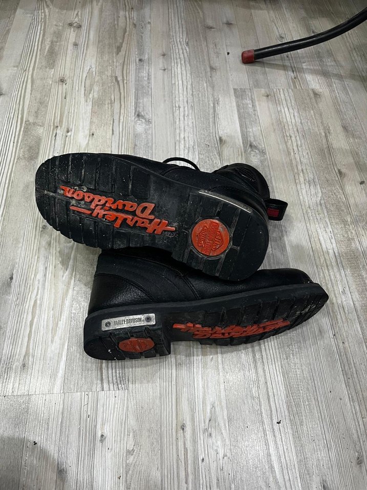 Harley Davidson siyah erkek bot. - Görsel 5