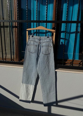 Kadın wide leg jean - Görsel 3