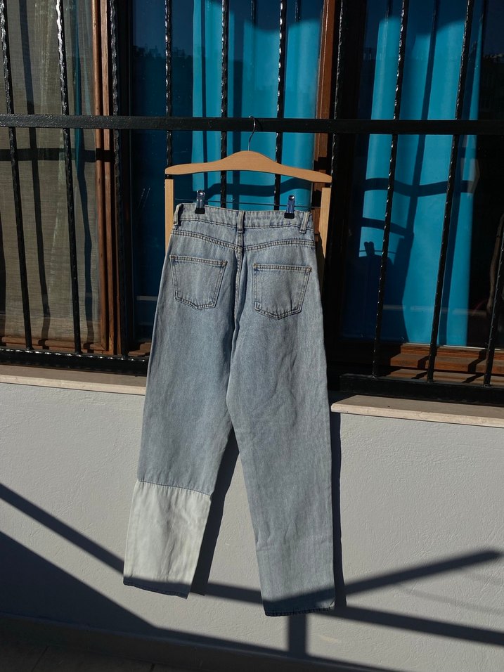 Kadın wide leg jean - Görsel 3