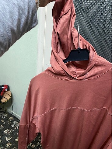 xl Beden pembe Renk Kapüşonlu tunik temiz