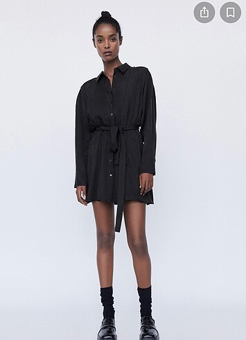 Zara kısa siyah elbise #zara #elbise