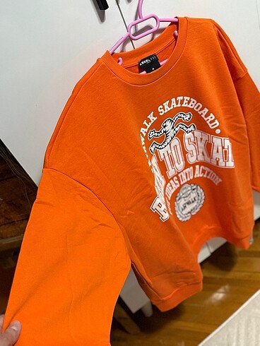 xl Beden turuncu Renk DeFacto Sweatshirt
