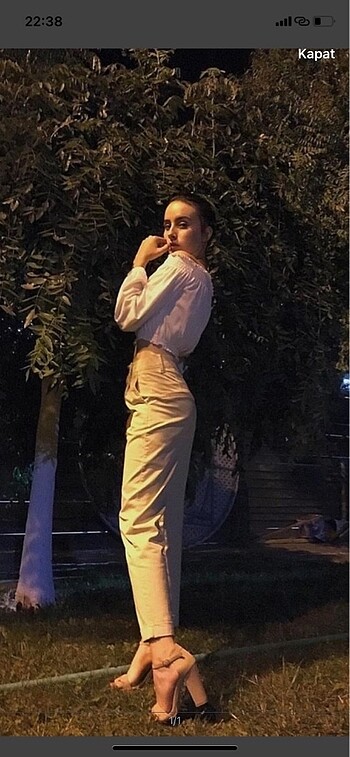 xs Beden Bershka kumaş pantolon
