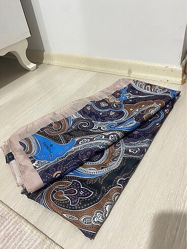 Suud Collection Etro desen lacivert şal