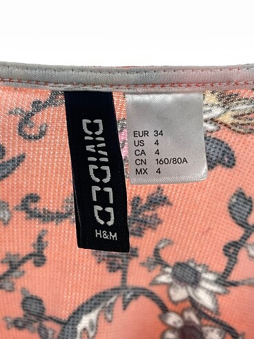 34 Beden turuncu Renk H&M Günlük Elbise %70 İndirimli.