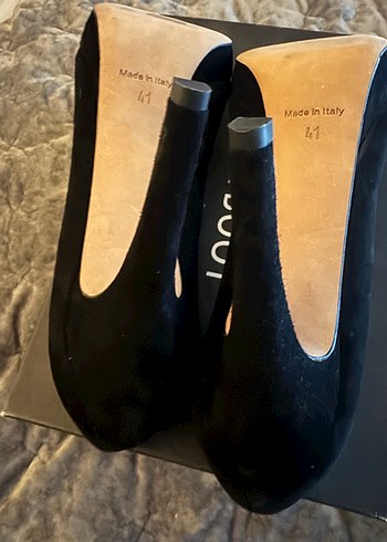 41 Beden siyah Renk Yeni NAVYBOOT/Switzerland süet derisi pumps