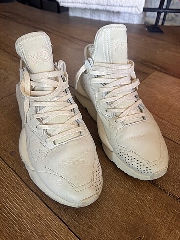 Orijinal Y-3 Adidas yüzde 100 derisi erkek sneakers 42 2/3