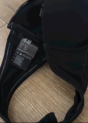 H&M siyah sütyen 80C bir askı ile - Görsel 4