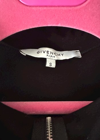 s Beden siyah Renk Givenchy Paris siyah bluz taşlarla viskoz
