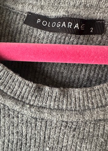 POLO GARAGE gri kazak viskozlu - Görsel 5