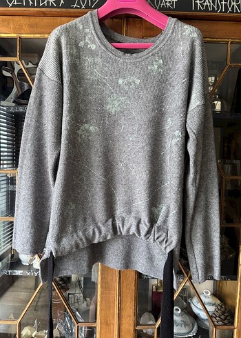 POLO GARAGE gri kazak viskozlu - Görsel 2