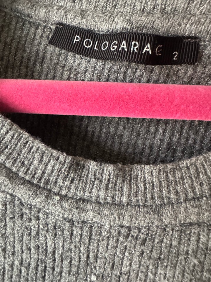 POLO GARAGE gri kazak viskozlu - Görsel 5