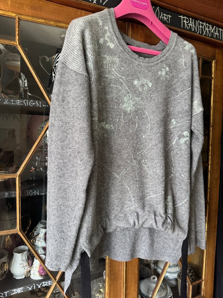 POLO GARAGE gri kazak viskozlu - Görsel 4