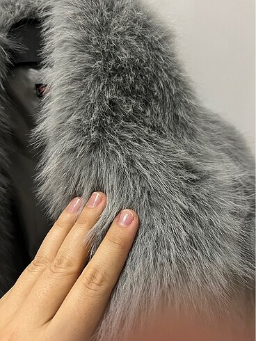 Zara model peluş mont - Görsel 7