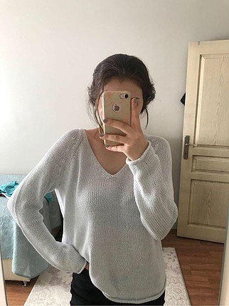 H&M Bebe mavisi kazak