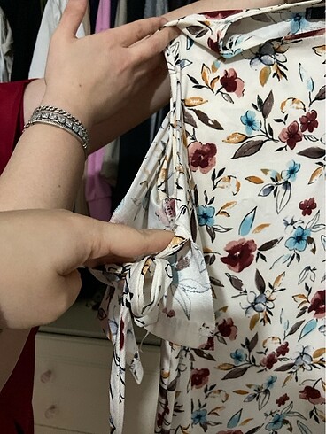 Mango Desenli elbise