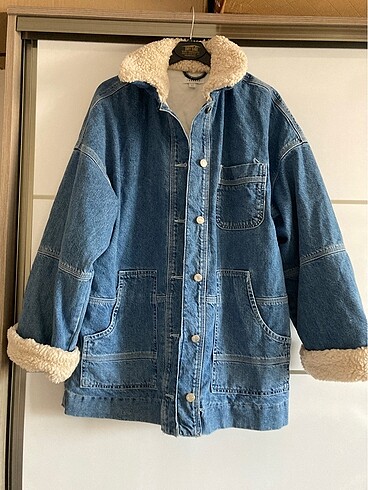s 36 beden içi peluş kürk ceket