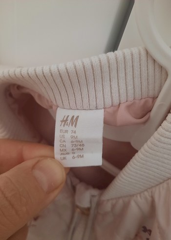 H M marka kapitone Mont - Görsel 3