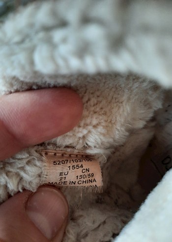 Kız Çocuk  Zara marka Bohem Nakışlı Kahverengi Bot - Görsel 5