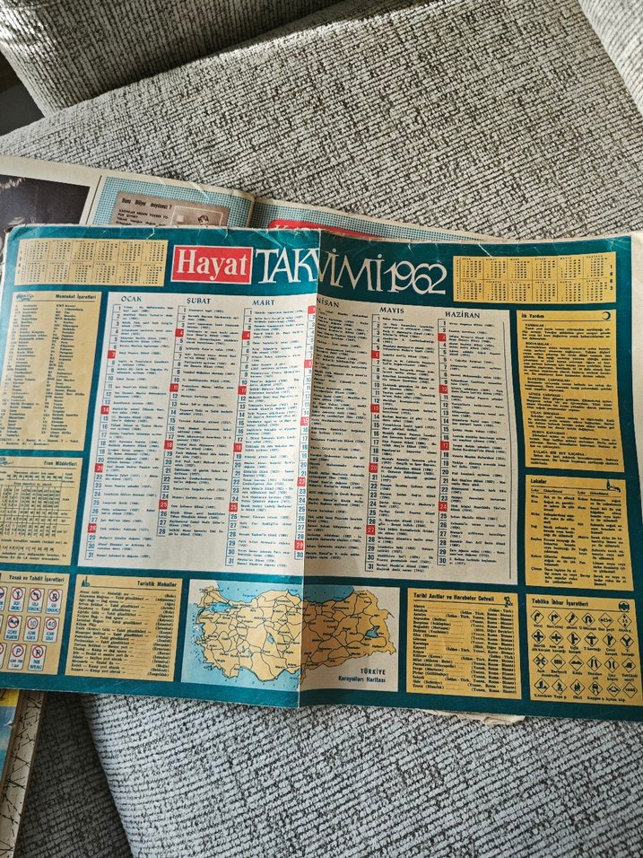 1962  Ocak. Hayat Dergisi Sayı 1 - Görsel 4