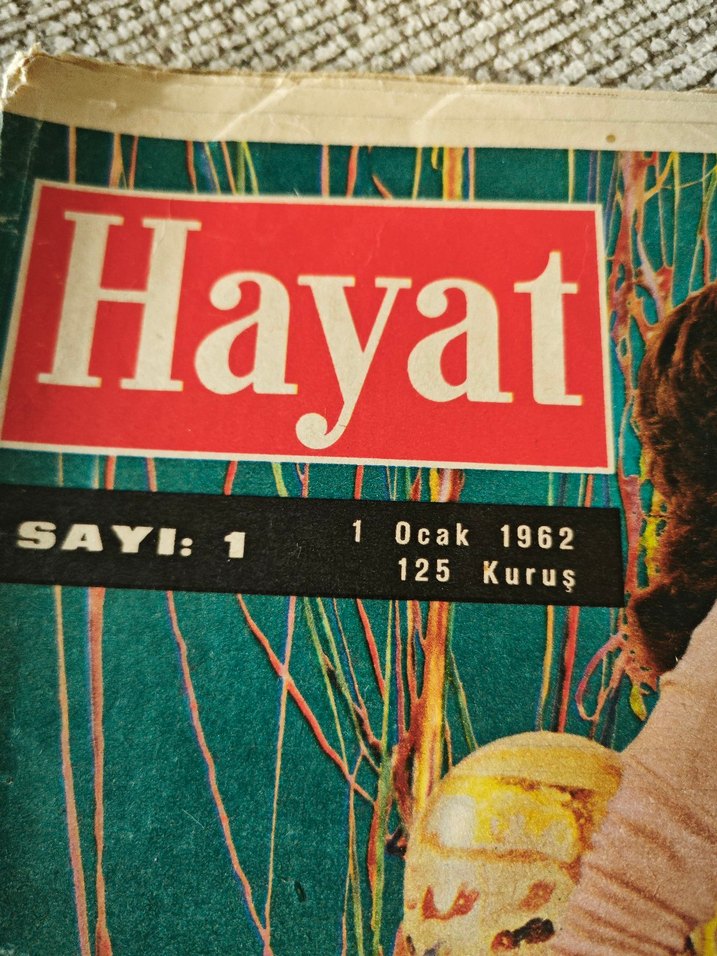 1962  Ocak. Hayat Dergisi Sayı 1 - Görsel 2