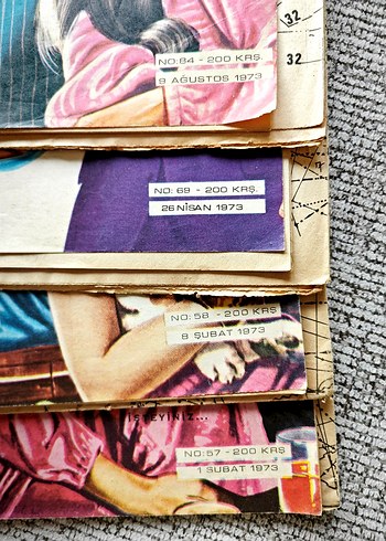 Samanyolu Dergisi 1973 senesi 4 tane - Retro Sayılar - Görsel 2