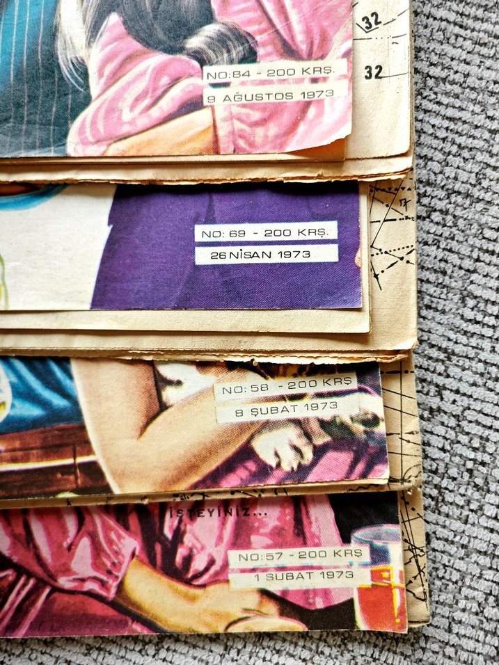 Samanyolu Dergisi 1973 senesi 4 tane - Retro Sayılar - Görsel 2