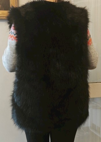 yeni uzun tüylü kaliteli yelek - Görsel 5