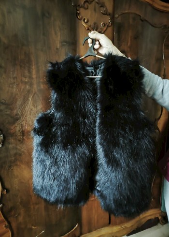 yeni uzun tüylü kaliteli yelek - Görsel 2