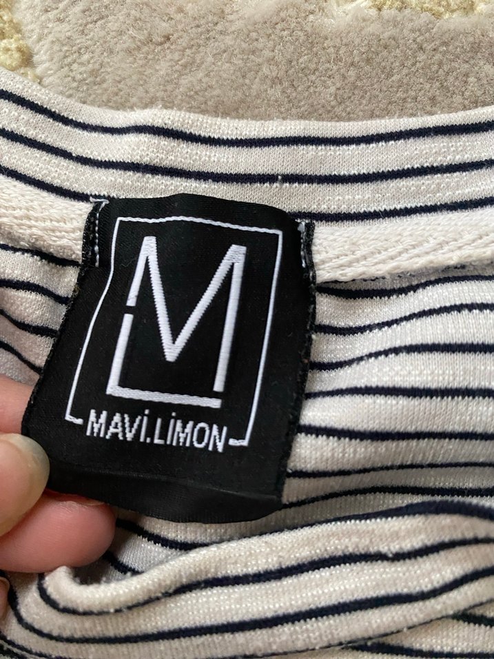 Gri Çizgili Uzun Kollu Tunik - Görsel 2