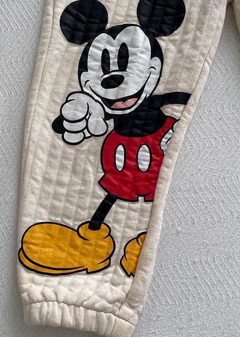 LC Waikiki Beyaz Mickey Mouse Nakışlı Erkek Çocuk Eşofman