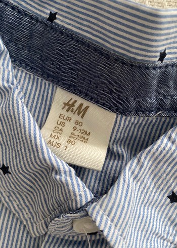 H&M Erkek Çocuk Uzun Kollu Düğmeli Gömlek