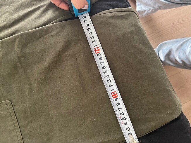 Mango kemerli yüksek bel pantolon - Görsel 7