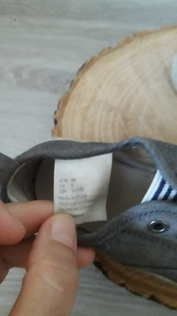 Gri Erkek Çocuk Denim Spor Ayakkabı - Görsel 4