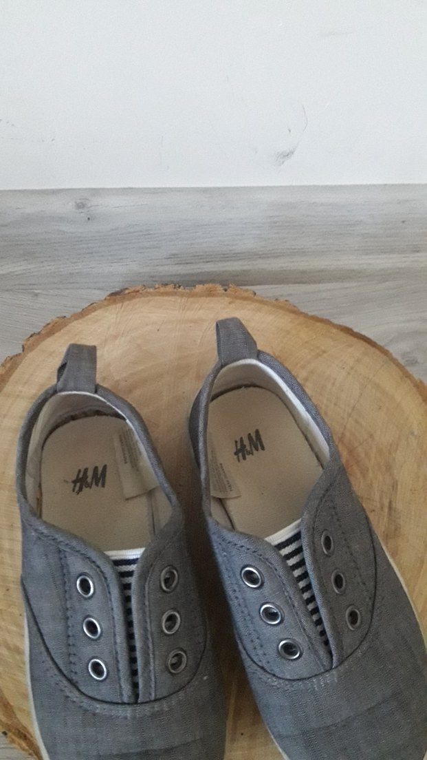 Gri Erkek Çocuk Denim Spor Ayakkabı - Görsel 3