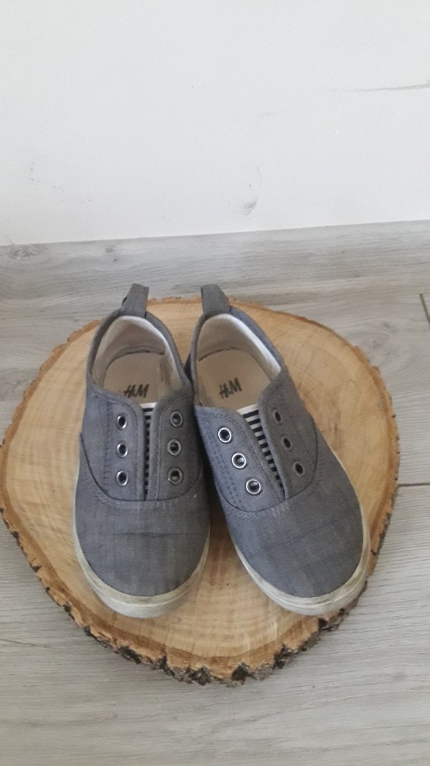 Gri Erkek Çocuk Denim Spor Ayakkabı - Görsel 2