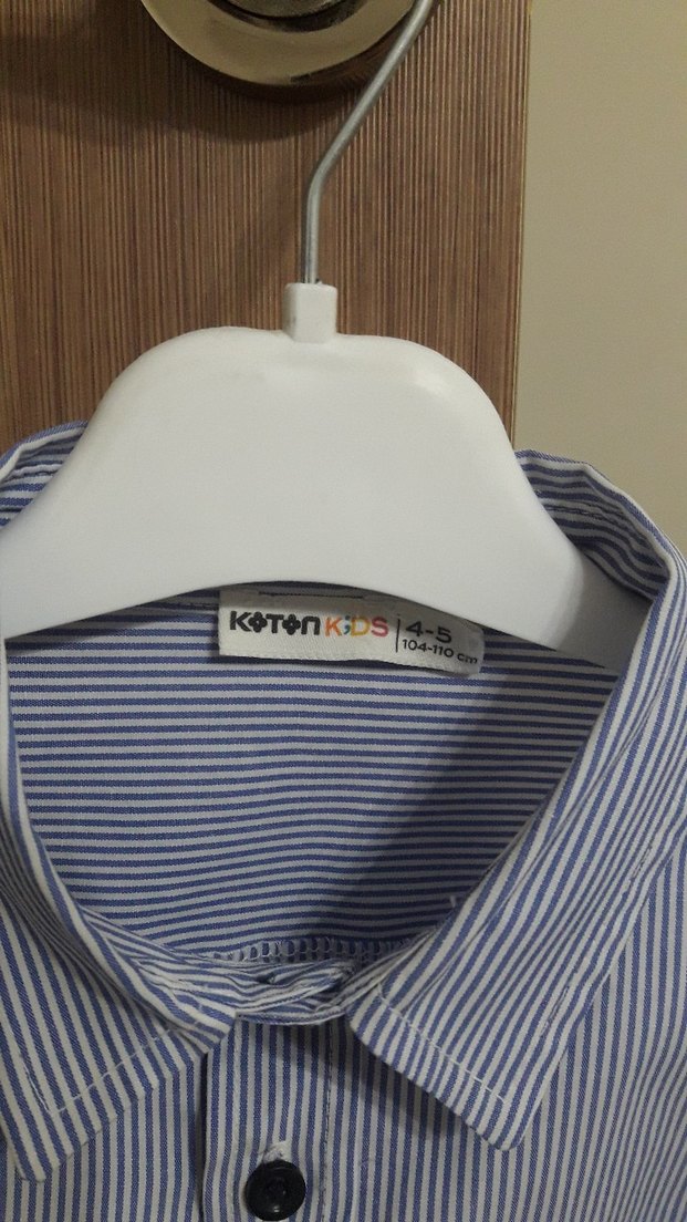 Erkek Çocuk Çizgili Uzun Kollu Gömlek - Görsel 2