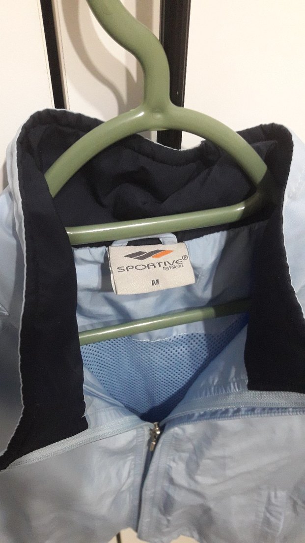 Mavi Fermuarlı  Yağmurluk - Görsel 2