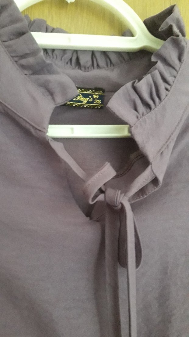 Uzun Mor Bohem Salaş Elbise 1 .ve 3. resim gercek rengidir - Görsel 2