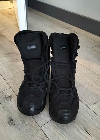 Siyah Kauçuk Erkek Botlar Velcro