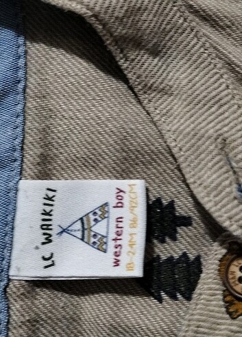 1,5 Yaş Beden kahverengi Renk LCW gomlek hellobaby pantolon