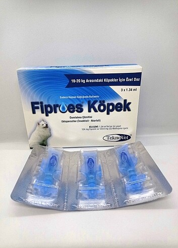 Fiproes 10-20 kg Köpek Dış Parazit (Pire, Kene, Bit) Ense Damlas