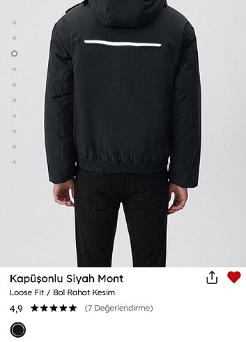 xs Beden MAVI JEANS PROTECH ERKEK SU GEÇİRMEZ MONT
