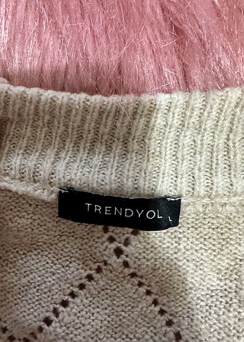 Bej Örgü Bohem Kadın Kazak - Görsel 2