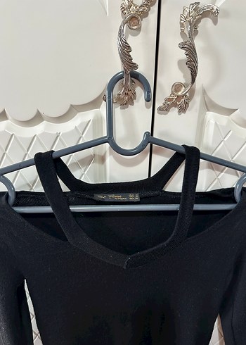 İnce Askı Detaylı Strappy Triko Elbise - Görsel 2