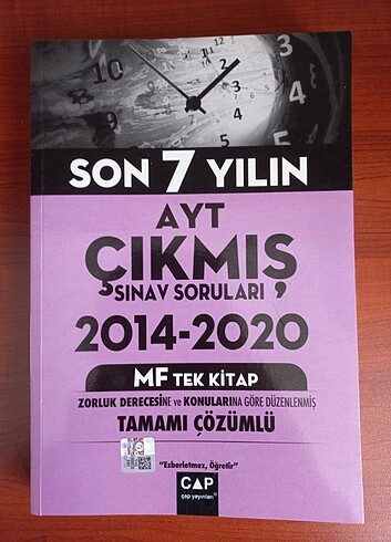 Çıkmış sorular çap yayınları 