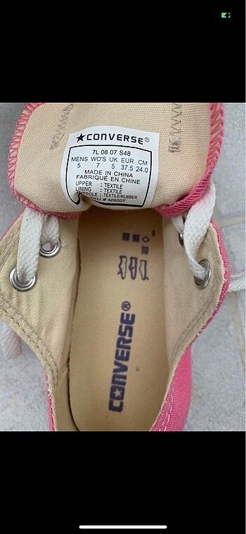 37 Beden Orjinal Converse
