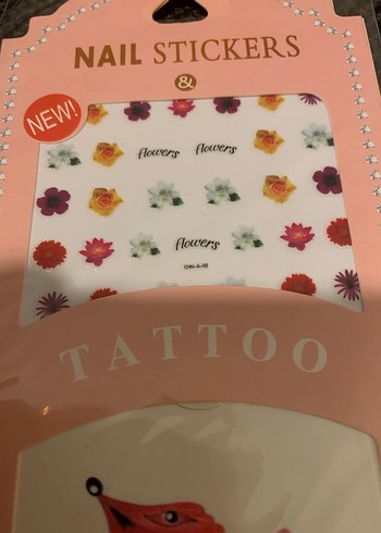 Tırnak Stickerları ve Dövme - Görsel 3